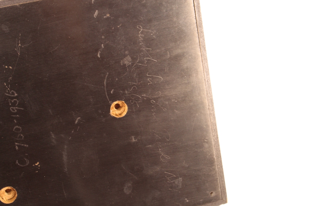 A small religious enamel icon, mounted on a plinth, inscription verso, states "Lent By Sir John - Image 6 of 6