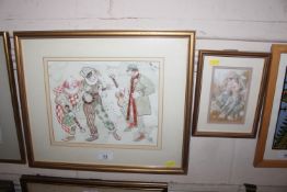 Watercolour entitled 