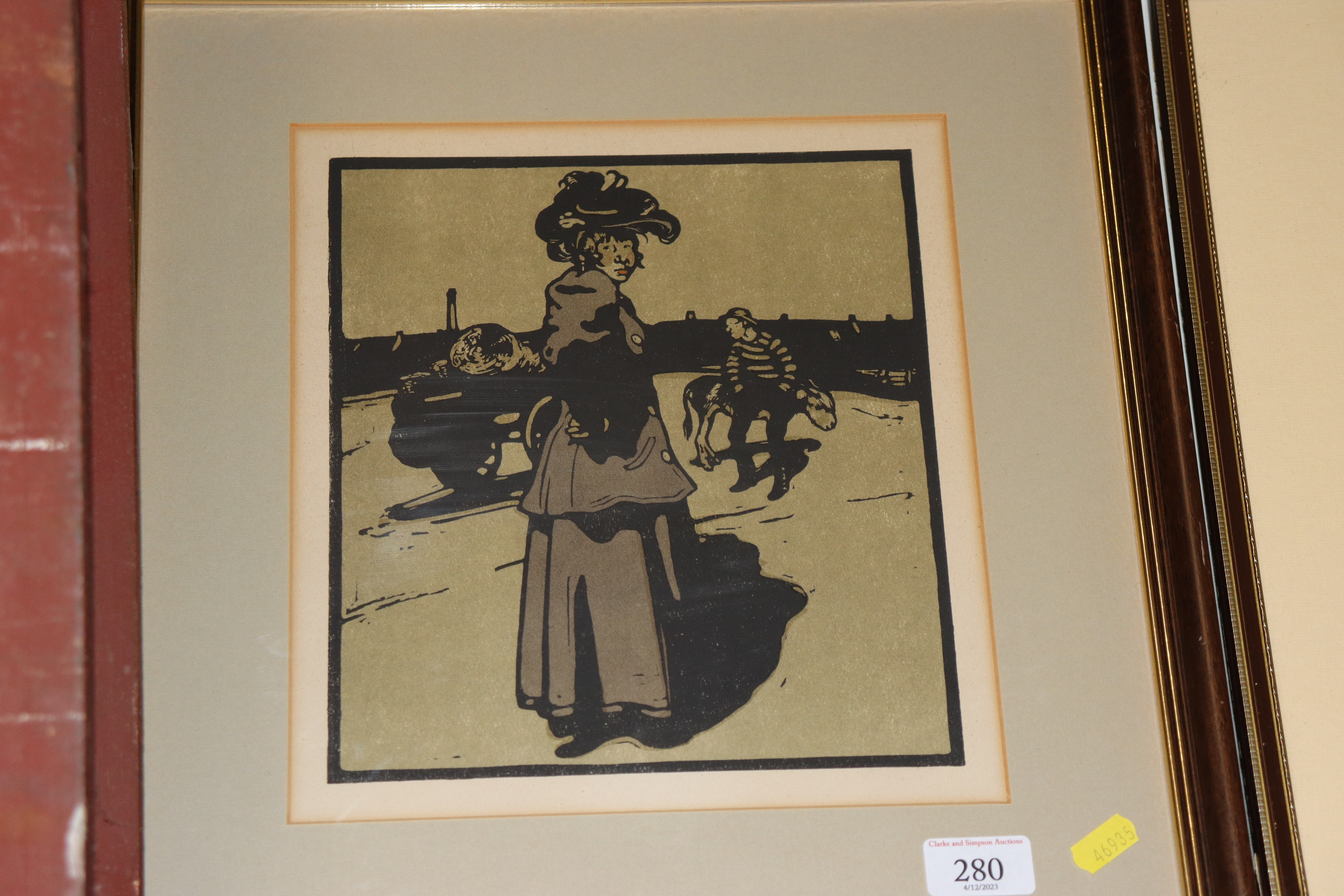 After William Nicholson, lithograph of "London San - Image 2 of 3