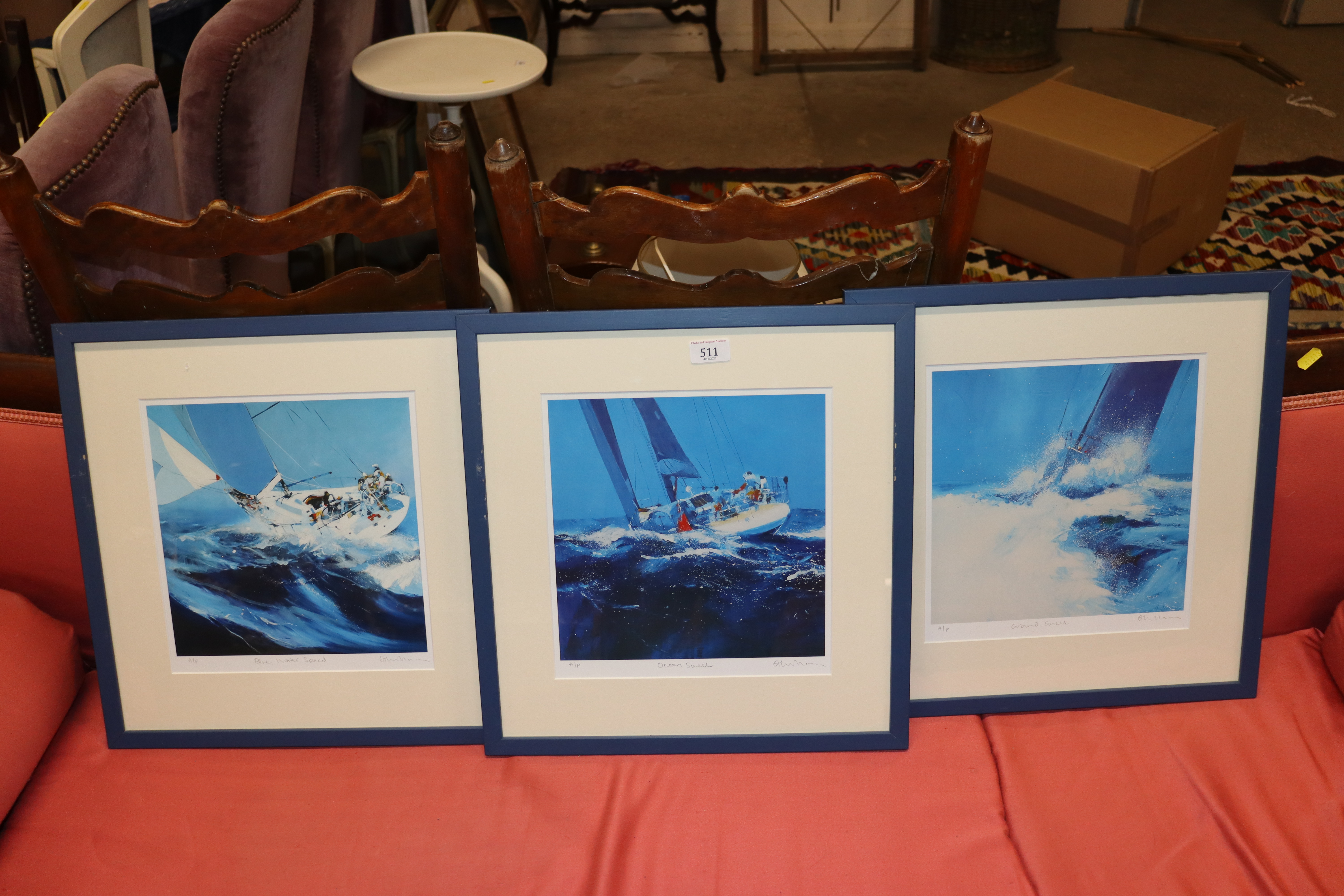 Glyn Masey, signed limited edition prints racing y