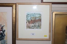 Glyn Thomas, pencil signed limited edition print 