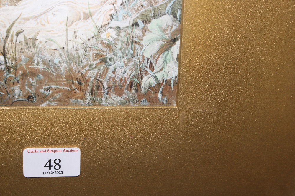 Valentine Walter Bromley, watercolour study "Obero - Image 3 of 6