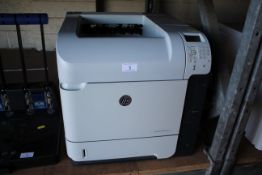 Hewlett Packard Laser Jet 600 M603 printer (no cables). V CAMPSEA ASHE