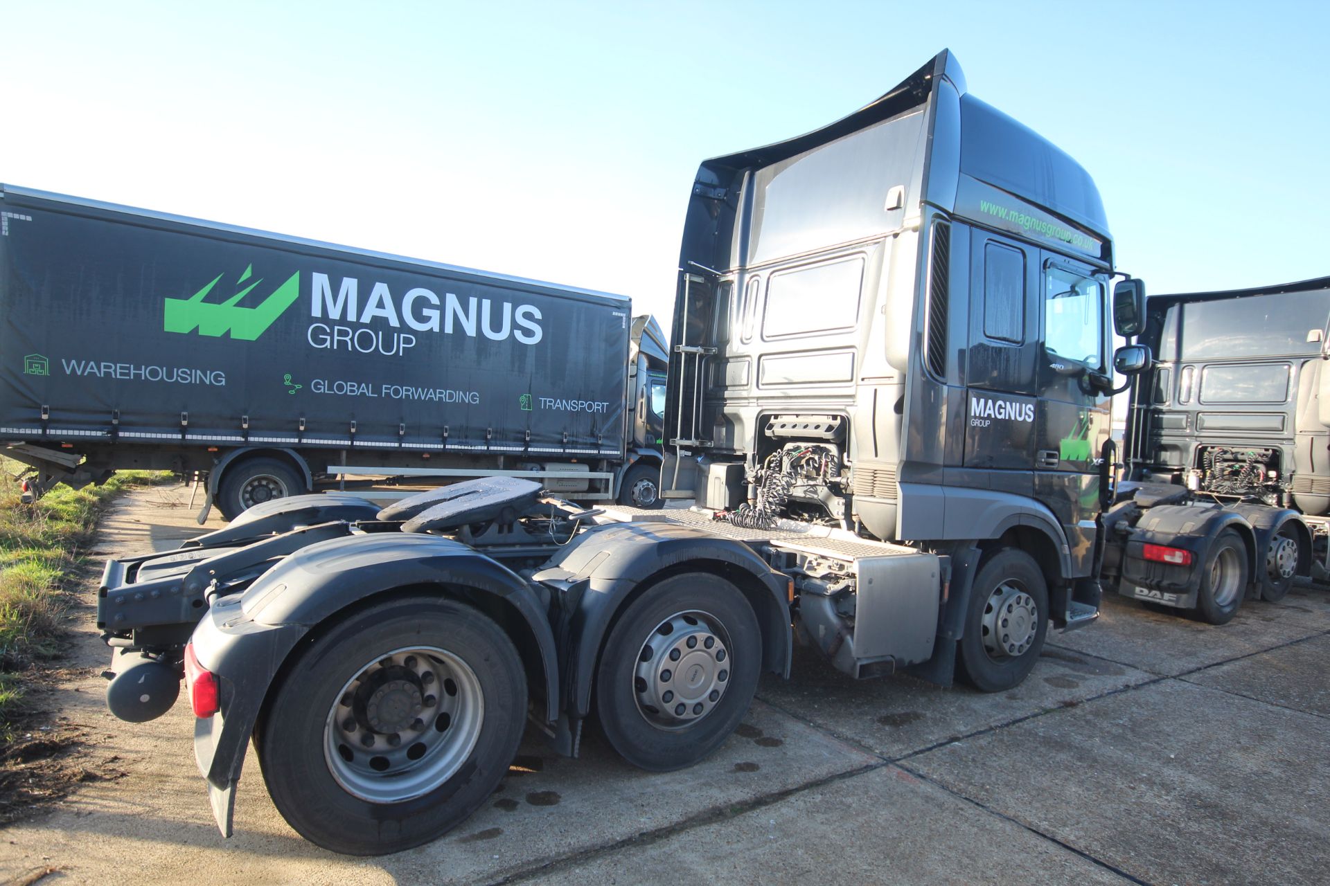 DAF XF 480 FTG 6X2 Euro 6D auto mid-lift and steer 44T unit. Registration P77 MGL. Date of first - Image 3 of 120