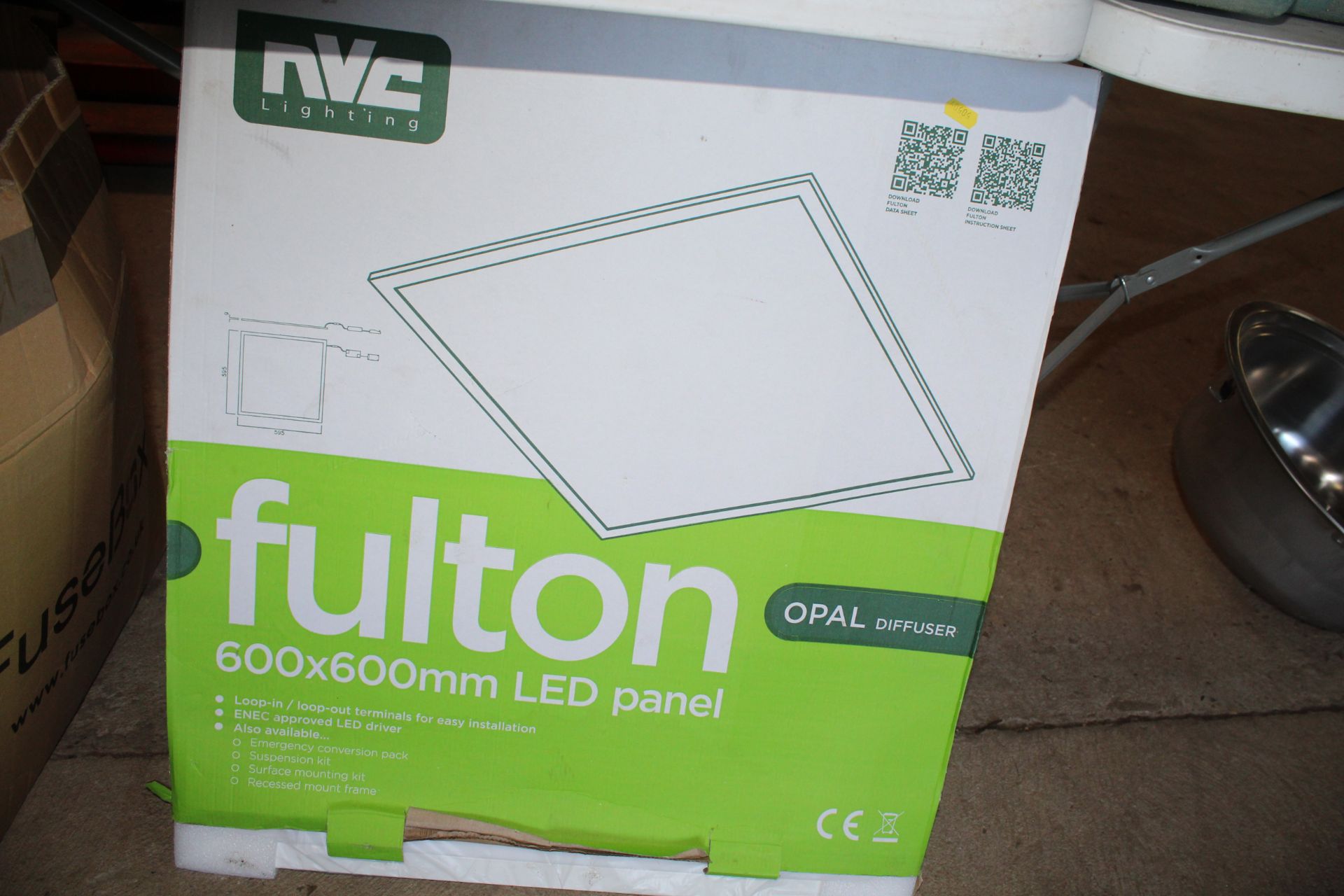 Large quantity of unused electric fittings including lights, wall boxes and LED panel etc. V CAMPSEA - Image 4 of 4