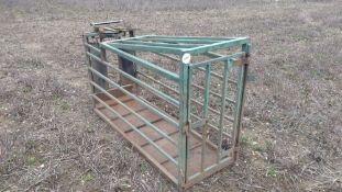 Steel sow crush in good condition