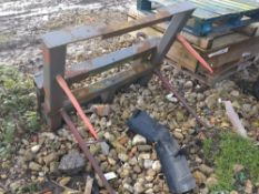 4 Tine bale spike pin and cone brackets