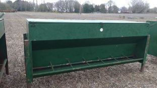 10ft feed bin, adjustable legs,