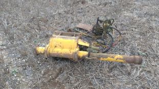 Blower off lorry trailer