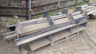 Qty plastic drinking troughs