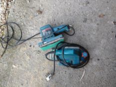 Black and Decker sander and Wolf electric plane,