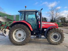 2007 Massey Ferguson 6480 4wd Tractor, Reg OU07 CVG, s/n SO23043, 3605 hrs,