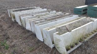 Plastic feed hoppers for pigs x 12