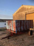 3t High tip trailer,