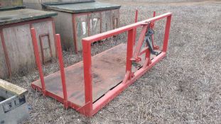 Transport box frame,