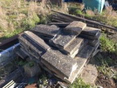 2 x Pallets of coping stones