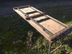 2 x Ex military tables