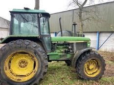 1989 John Deere 3050 4wd Tractor, Reg G700 WDX, 12,