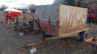 Ferguson trailer with grain bin,