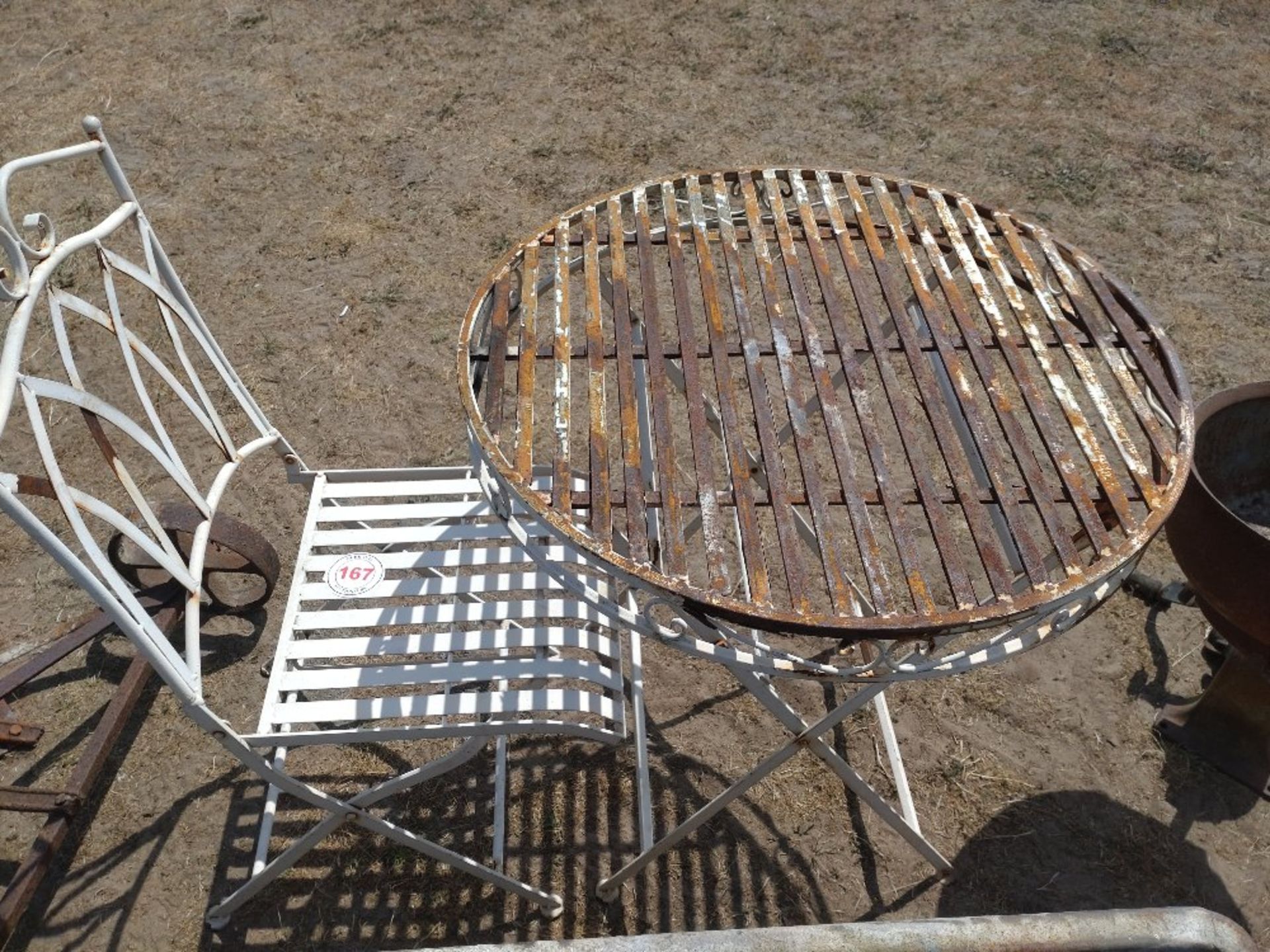 Bistro table and chair