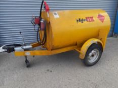 Agri Tek Fuel Bowser, 950L, 12V pump, filter, auto shut off gun, year 1996,