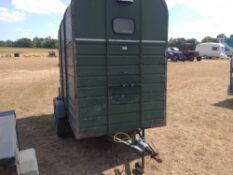 K Gooch horse box trailer, tandem axle,