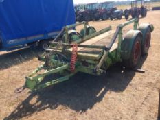 Low Loader trailer with airbrakes