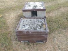 2 x Concrete counter weights