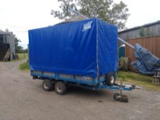 Ifor Williams 11ft curtainsider tautliner tandem axles,
