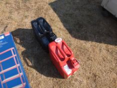 Assorted jerry cans