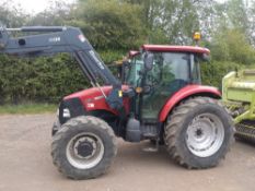 Case 95A Farmall 4wd with Quicke Euro8 FE Loader, air con cab, 2,548 hours, Reg BX64 CYY,