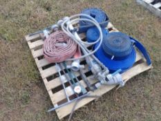 Water stand pipe and hoses x 2