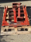 Tractor roll over frame