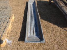 Galvanised foot bath for sheep,