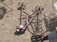 Cast iron hurdle wheels