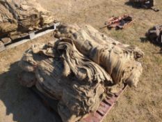 Pallet of hessian sacks