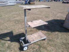 Wheeled shelf unit