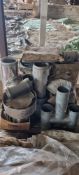 Pallet of flue pipes etc