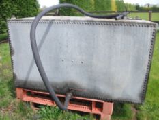 Galvanised diesel tank with hose
