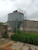 7T Galvanised feed hopper