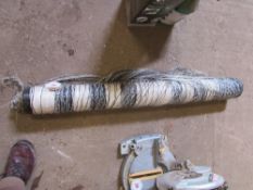 Part roll of bale wrap netting