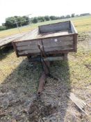 Harford 2 wheel wooden trailer,