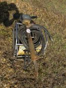 JCB hydraulic road breaker complete with gun and hose,