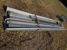 2 x Large roller shutter doors,