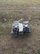 Quantity of old tractor and car batteries