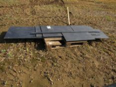 Quantity of worktop lengths, Wickes Laminate Zenith Niro Absolv Compact Worktop 125mm thick,