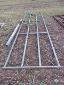 Large galvanised gate and fittings