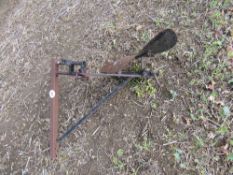 Homemade Ransomes MG single furrow plough,