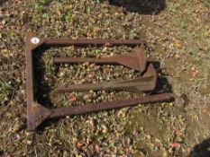 Vintage tractor safety frame