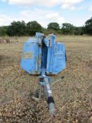 Lighting tower/generator ex army, working order, diesel, 24v lighting system,